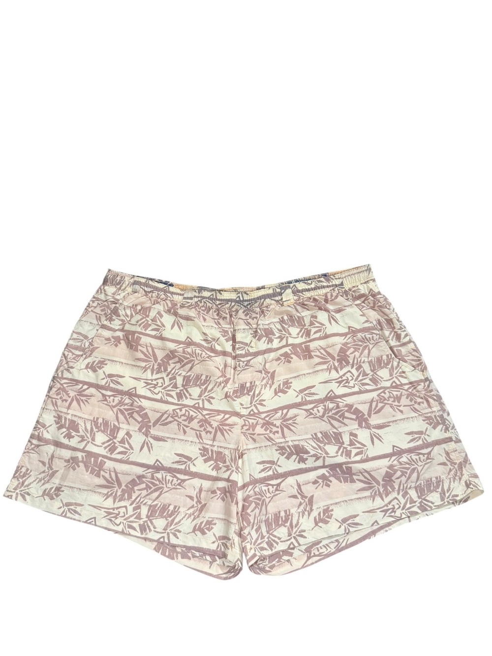 Columbia PFG XXL Omnishade Women Drawstring Shorts Pink White Fishing Outdoors
